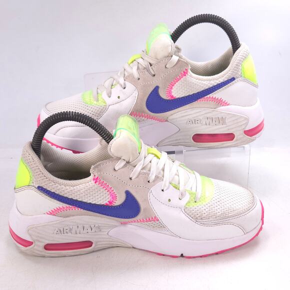 Nike Air Max Ecee Athletic Lace Up Shoe Womens Size 6 DD2955-100 White - Picture 5 of 10